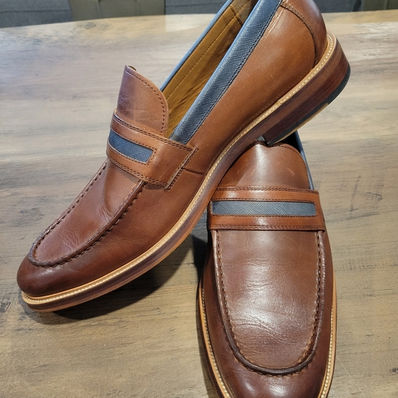 Kenneth Cole reaction men's shoes size 12 brown classy brown - Picture 1 of 4